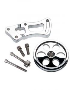 Billet Specialties Sbc Power Steer Swp Bracket Includes Pulley Bolts