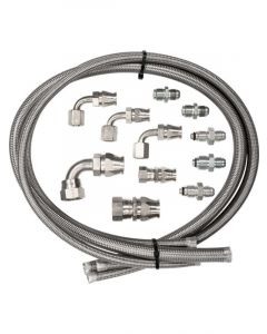 Billet Specialties Power Steering Hose Kit Suit Gm Boxes & Ford Type Ra