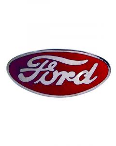 Bob Drake 32 Ford Grille Ornament Emblem Red - Ea Suit Bull Nose