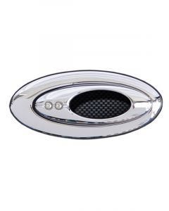 Clayton Machine Works Door Handles Elliptical Chrome Open Ellipse W/Ins (EL503)