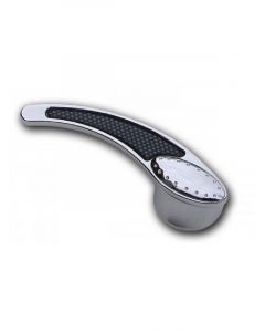 Clayton Machine Works Door Handles Chrome Drilled I- Beam Style Squar (PT102EF)