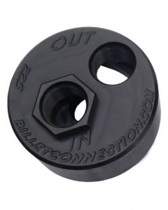 Clear View Filtration Ls Late Oil Filter Adapter Black -10 Orb In/ Out  (226-B)