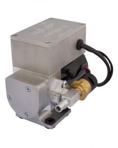 CVR Vacuum Pump Electric Regulated 12V Aluminum Clear Anodize