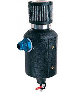 Jaz Products -12An Breather / Catch Can With Filter Cap & Petcock