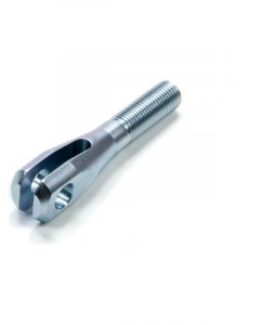 Meziere Threaded Clevis, 3/8-24 Lh 5/16" Hole, 3/16" Slot