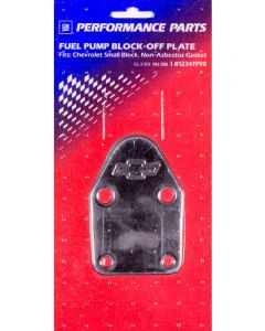 Proform Sb Chev Fuel Pump Block Off Plate