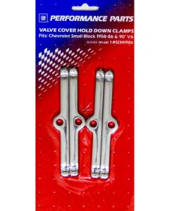 Proform Valve Cover Hold Down Clamps Chrome 4 Per Package
