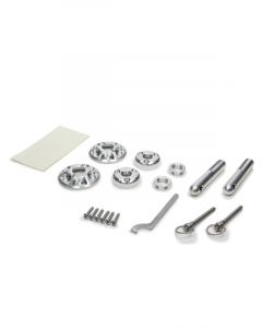 Ring Brothers Round Billet Hood Pin Kit Natural Univ Long Pin Kit