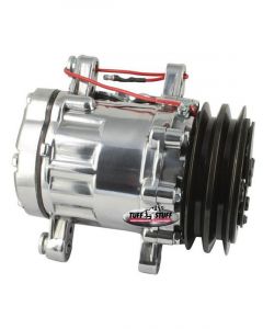 Tuffstuff Sanden Small Ac Compressor 134 Double Pulley Chrome (F4517NADP)