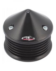 Tuffstuff 6 Groove Alternator Pulley Black W/ Bullet Nose Cover (F7653C)