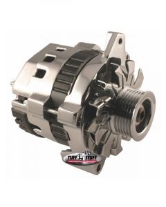 Tuffstuff Chrome Alter 120Amp 1 Wire Gm Mini Style, 6 Groove Pulley (F7937A6G)