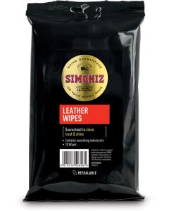Holts Simoniz Leather Wipes 20 Pack