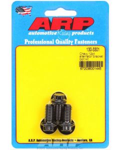ARP Alternator Bracket Bolts Black 12Pt Chevy Small/Big Block Set