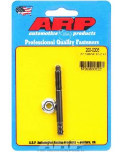 ARP Air Cleaner Stud/Nut Steel Black 1/4"-20 Thread 2.700" Length