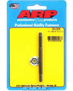 ARP Air Cleaner Stud/Nut Steel Black 1/4"-20 Thread 3.200" Length