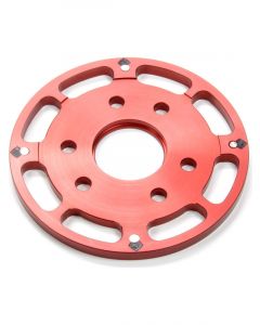 MSD Crank Trigger Wheel Aluminum Red Anodized 6.25 In. Diameter