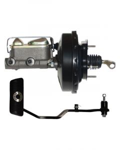 Leed Power Brake Booster 9" 1" Bore Master Cylinder Automatic Brake Pedal