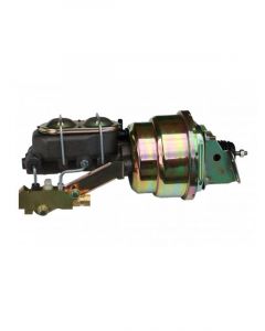 Leed Power Brake Booster 7" Dual 1-1/8" Bore Master Disc/Disc Zinc