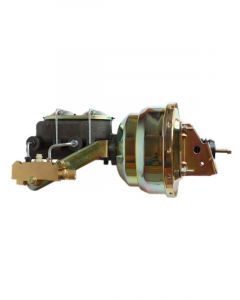 Leed Power Brake Booster 8" Dual 1-1/8" Bore Master Disc/Disc Zinc