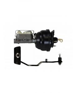Leed Master Cylinder & Brake Boost Assembly 1" Bore 8" Black Kit
