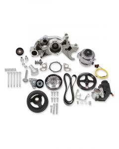 Holley Accessory System, COMP MID-MT SYSTEM, LS WP ALT PS-NATURAL