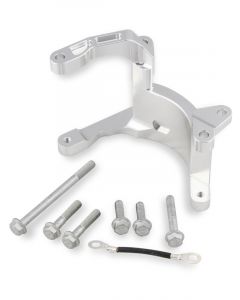 Holley Dress Up Accessory Brackets, LT4 DRY SUMP A/C BRKT CLEAR FINISH
