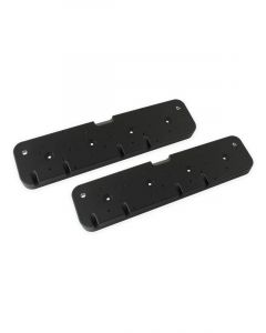 Holley Valve Cover Plate Valve Cover Adapter Plates SBC to LS Black