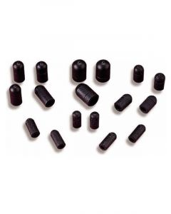 Holley Vacuum Caps, Rubber, Assortment, Set of 17