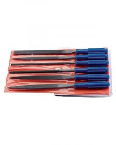 Draper Tools 100mm Warding File Set With Handles 6 Piece
