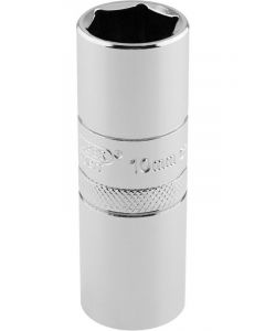 Draper Tools 1/2 Square Drive 10mm Thread 6 Point Spark Plug 16mm Socket