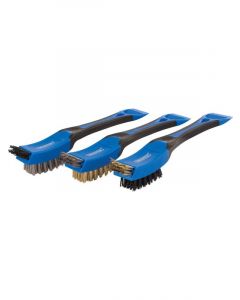 Draper Tools Mini Wide Head Brush Set 3 Piece