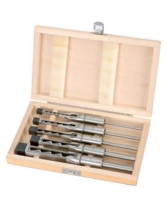 Draper Tools Hollow Square Mortice Chisel And Bit Set 5 Piece