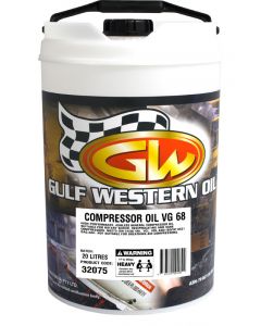 Gulf Western Mineral Compressor Oil VG 68 20L