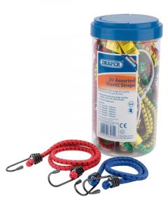 Draper Tools 20 Assorted Elastic Straps