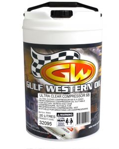 Gulf Western Ultra Clear Compressor Oil VG 68 20L