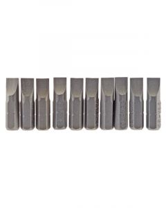 Draper Tools 6.5mm 1/4 Hex. Plain Slot Insert Bit 25mm Long X 10