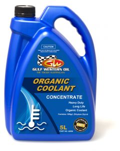 Gulf Western Long Life Anti Boil Coolant Organic Concentrate Red 5L