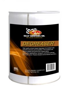 Gulf Western Degreaser Water Soluble Solvent Based 20L