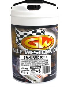 Gulf Western DOT 3 Brake Fluid 20L