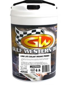 Gulf Western Long Life Premix Coolant Organic Red 20L