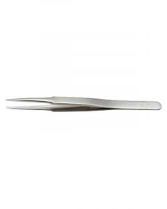 D-Tech Economy Precision Tweezers, 115mm Round Flat Tips