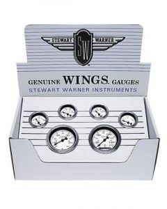 Stewart Warner Gauge Kit Wings Electronic Speedo Tacho Fuel Level Oil