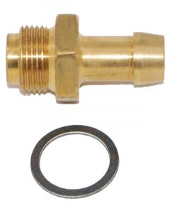 Advanced Engine Design Carburetor Inlet Fitting Straight 3/8 in Hose Bar