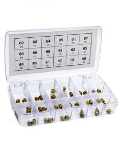 Advanced Engine Design Carburetor Jet Kit Numbers 82-99 Plastic Case Bra