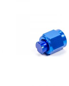 Aeroquip Fitting - Cap - 6 AN - Aluminum - Blue Anodize - Each