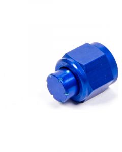 Aeroquip Fitting - Cap - 8 AN - Aluminum - Blue Anodize - Each