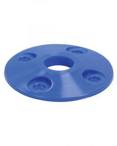 Allstar Performance Scuff Plate 2 in OD 1/2 in ID Plastic Blue Set o