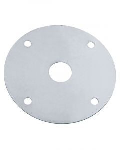 Allstar Performance Scuff Plate 2-1/2 in OD 1/2 in ID Steel Chrom