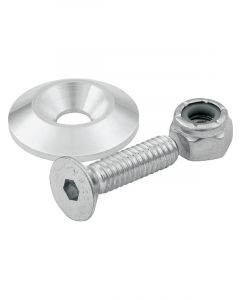Allstar Performance Countersunk Bolt Kit 1/4-20 in Thread 1.000 i
