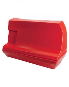 Allstar Performance Bumper Cover Passenger Side Rear Molded Plastic